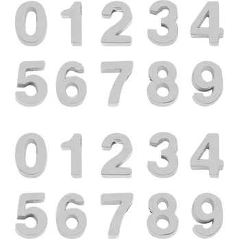 Přívěsek Šperky4U Navlékací ocelový přívěsek korálek - číslice - PP-1002-4