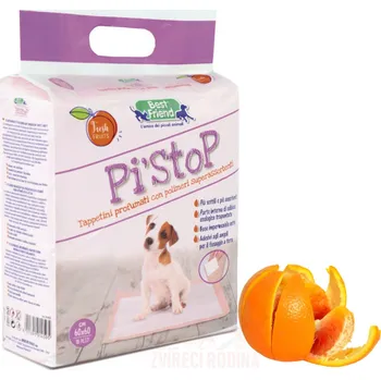 Kosmetika pro psa Best Friend Plenková podložka absorbční parfum-fruit 60x60cm10ks(s lepícími rohy)