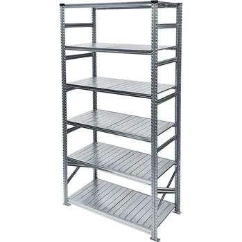 Dílenský regál Wexta Kovový policový regál, 2500x900x700 mm, 6 polic, základní