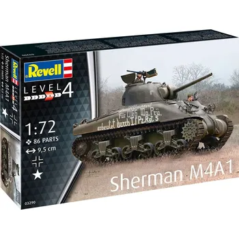 Plastikový model Plastic ModelKit tank 03290 - Sherman M4A1 (1:72)