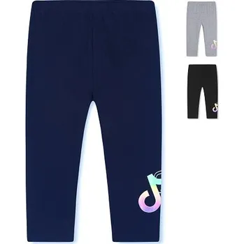 Dívčí kraťasy KUGO DÍVČÍ 3/4 LEGÍNY "TIK TOK COLOUR" Barva: šedá, Velikost: 134