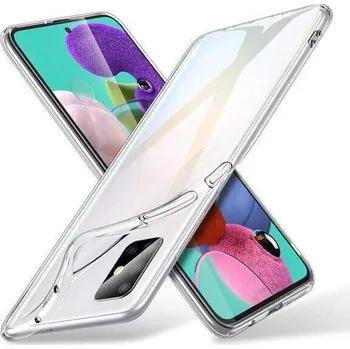 Pouzdro na mobilní telefon Silikonový obal pro Samsung Galaxy A32 5G A326B - průhledný