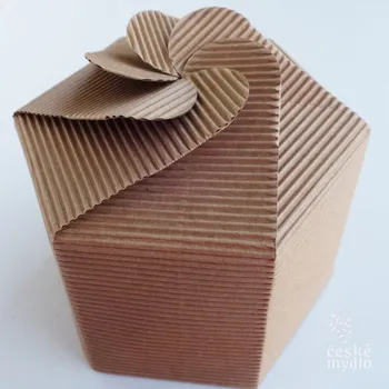 Šestihranná dárková krabice 15x15x10cm