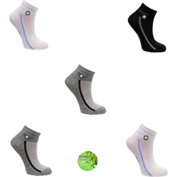 Dámské ponožky PeSaiL Dámské kotníkové bambusové ponožky - 5 párů Velikost: 37-42