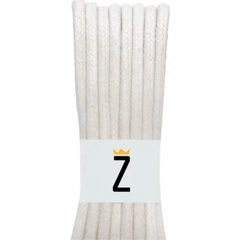 Tkaničky do bot Voskované tkaničky - krémová bílá Délka: 70