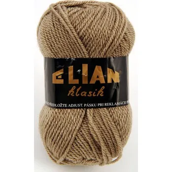 Pletací příze Elian Klasik 454 - hnědá