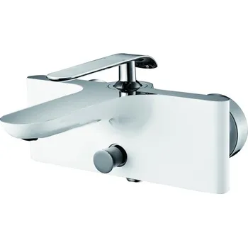 Vodovodní baterie Besteco vanová nástěnná baterie Weiss