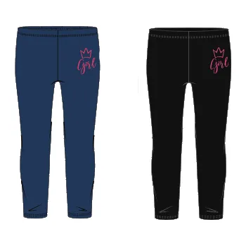 WINKIKI DÍVČÍ LEGÍNY "GIRL" Barva: černá, Velikost: 134