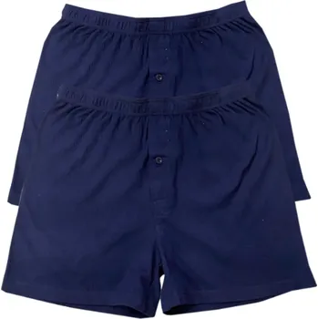 Trenýrky Lodan Pánské bavlněné žerzejové boxerky lordan - 2pack Barva: Modrá, Velikost: XL