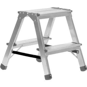 Schůdek Hliníkové schůdky oboustranné 2 x 2 KAISERTHAL, do 150 kg