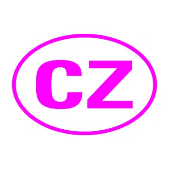 samolepka CZ značka bez podkladu (72 - Fluorescentní růžová) SAMOLEPKA NA AUTO, NÁLEPKA, FÓLIE, POLEP, TUNING, VLASTNÍ TEXT, TISK, AUTOSAMOLEPKY.cz, POLEPY, OBRÁZEK, LOGO, 3D STICKERS