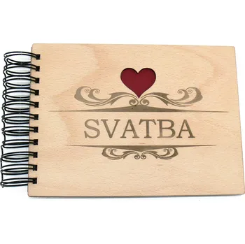 Fotoalbum art-wood.cz Dřevěné fotoalbum - svatba Formát: A5
