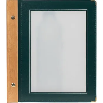 Securit Jídelní lístek Wood Barva: Zelená, Formát: A5