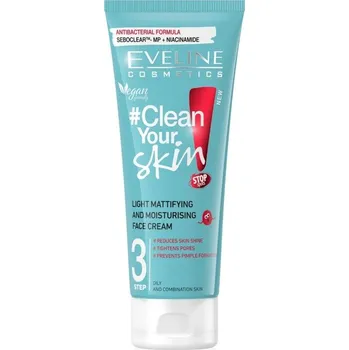 Pleťový krém Eveline Clean Your Skin matující pleťový krém 75 ml