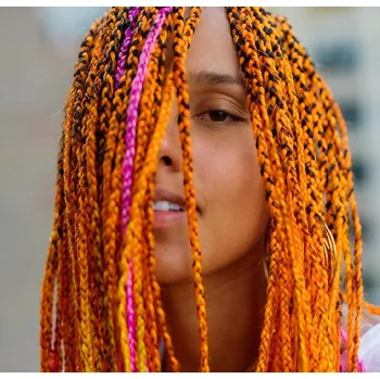 Paruka DAALO Vlasový příčesek - oranžový