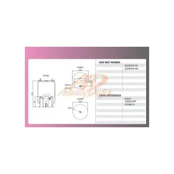 měch pérování SAF 2924V /se zvonem/-SAMPA