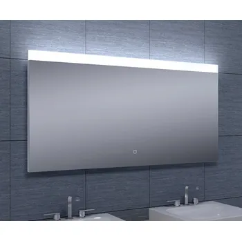 Zrcadlo Besteco zrcadlo s LED Nim s horním nastavitelným osvětlením dotykovým spínačem 120x60 cm