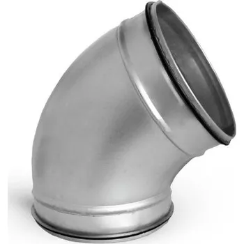 Ventishop OBL 60° 180 SAFE kovové koleno kulaté s těsněním