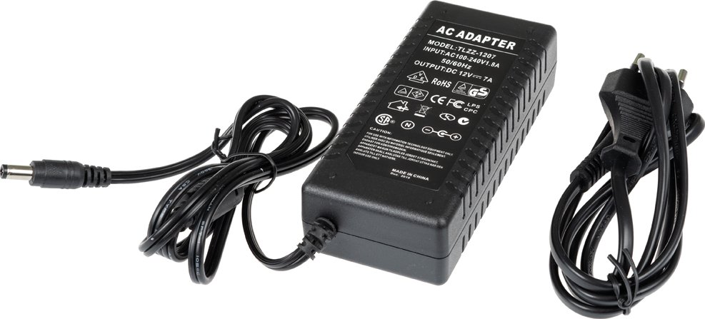 LED trafo 84W zásuvkový zdroj 12V /TLZZ-12V-84W/