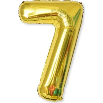 DAALO Nafukovací balónky čísla maxi zlaté - 7