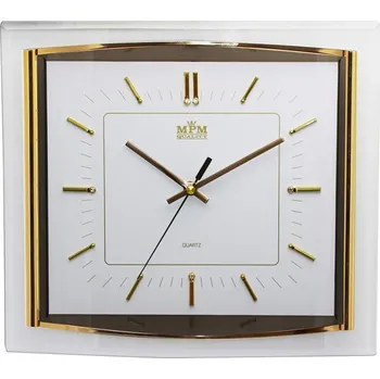 Hodiny MPM Hranaté bílo - zlaté hodiny MPM E01.2442.80.I (MPM Hranaté bílo - zlaté hodiny MPM E01.2442.80.I)