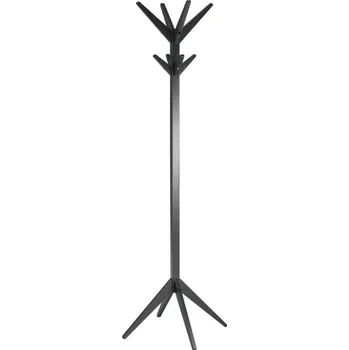 Věšák WOOOD Černý dřevěný věšák Podro