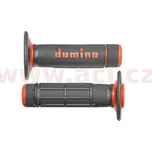 gripy A020 (offroad) délka 118 mm, DOMINO (šedo-oranžové)