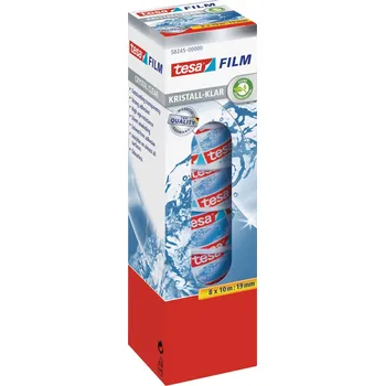 Izolační páska tesa 58245-00000-01 tesafilm křišťálově čistý transparentní (d x š) 10 m x 19 mm 8 ks