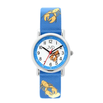 Hodinky JVD Dětské modré náramkové hodinky JVD J7199.10 - mořský svět (JVD Dětské modré náramkové hodinky JVD J7199.10 - mořský svět)