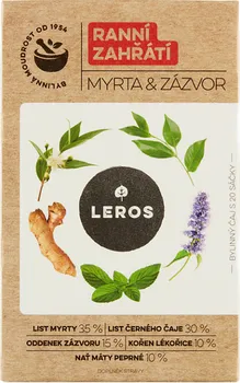 Léčivý čaj Leros Ranní zahřátí myrta & zázvor 30 g