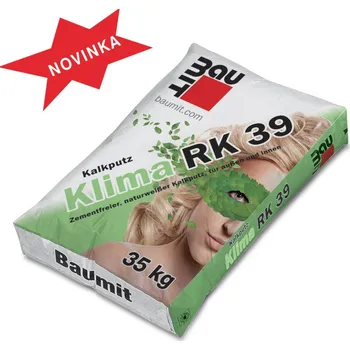 Omítka Baumit Klima RK 39 - vápenná omítka pro exteriér a interiér - 35 kg 35 kg (ks) - množstevní sleva při odběru nad 10 000 Kč