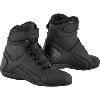 Moto obuv Boty Velcro 2.0, KORE (černé) (Velikost: 43)