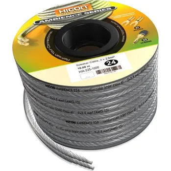 Audio kabel HICON HIFI HIA-225-3000 reproduktorový kabel 2x2,5mm - 30m + Prodloužená záruka 5 let zdarma