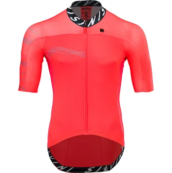 cyklistický dres Silvini Pánský cyklistický dres Stelvio MD1604 ruby Velikost: L