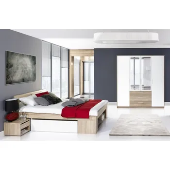 Komoda Ložnice MILO II (postel 140, skříň)