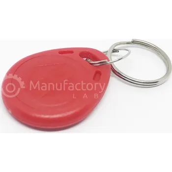 Čtečka čárových kódů Klíčenka, RFID, 125 kHz, červená, EM4100, EM4102, TK4100, token, nepřepisovatelný