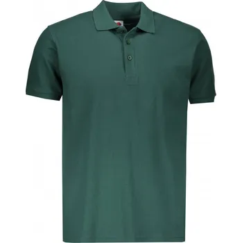 Pánské tričko Fruit Of The Loom Premium Polo Forest Green S