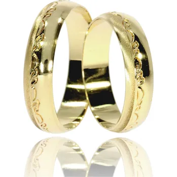 Prsten Zlatnictví Helios Zlaté snubní prsteny L-03