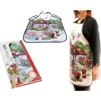 Kuchyňská zástěra Carmani® Carmani - Kuchyňská zástěra Hamlet II v dárkové krabičce - 77*59 cm