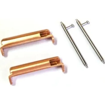 Příslušenství k chytrým hodinkám eses Konektor pro Fitbit Versa 1, 2 a Lite - Růžová zlatá, 2 kusy