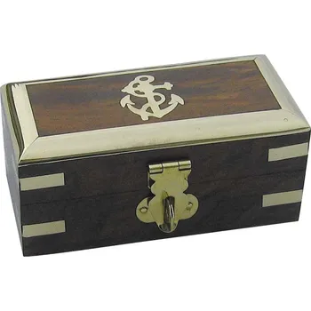 Truhla SEA CLUB Dřevěná truhla - box s kotvou 10 cm 2030