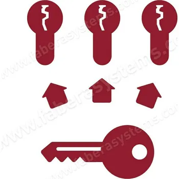 Vložka do dveří Úprava vložky FAB 1000 na jeden klíč