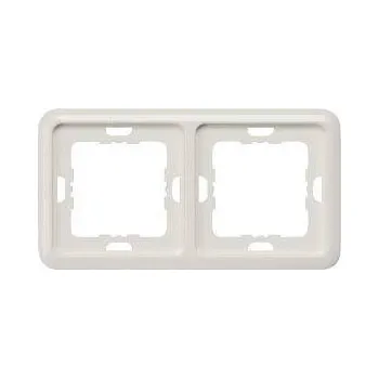 Siemens spínací program 2násobný rámeček Delta bílá 5TG1812 1 ks