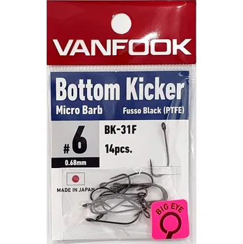 Rybářský háček Háček Vanfook BK-31F Bottom Kicker Vel.2 (14ks)