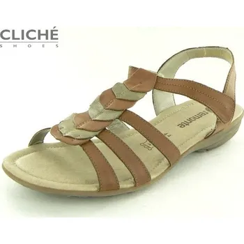 Dámská móda Nadměrné hnědé sandály, R3658-22, vel 44 44