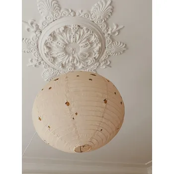 Lampička Konges Slojd Konges Sløjd Velký látkový lampion Lemon Konges Sløjd Pendant Lamp