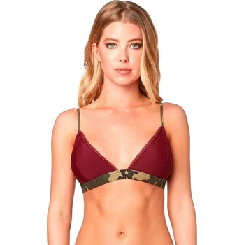 Dámské plavky FOX plavky - Dark Forest Top Cranberry (527) velikost: XS