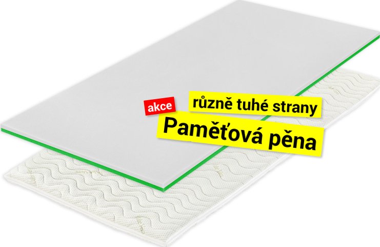 Topper Original vrchní matrace / přistýlka s paměťovou pěnou