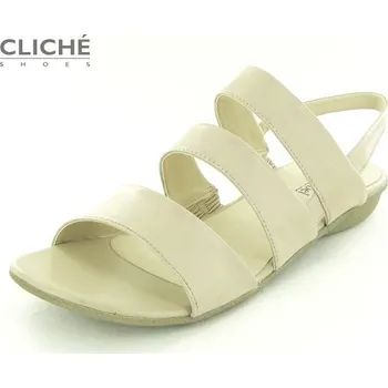 Dámské sandále Sandále béžové Fabia 11, vel 42, 43, 44 42