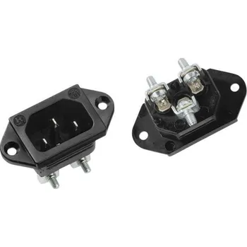 Elektrická zásuvka Bachmann 917.170 IEC zástrčka C13/C14 781 zástrčka Počet kontaktů: 2 10 A černá 1 ks